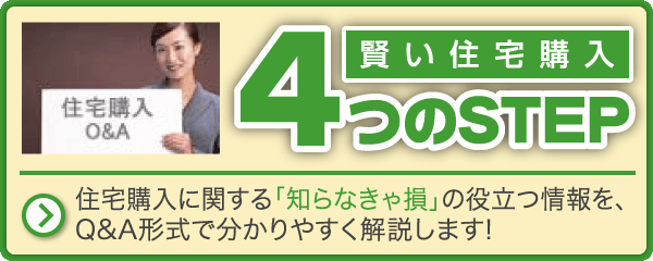 賢い住宅購入 4つのSTEP
